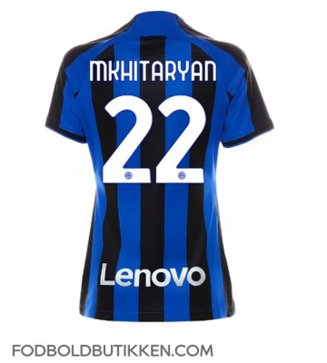 Inter Milan Henrikh Mkhitaryan #22 Hjemmebanetrøje Dame 2022-23 Kortærmet